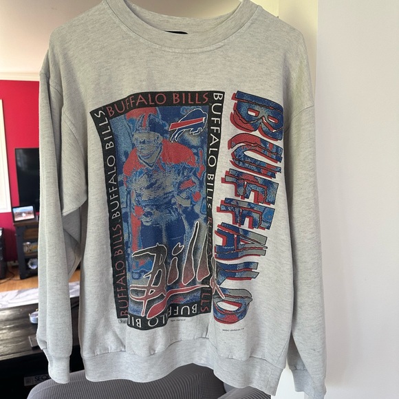 Vintage 90s Buffalo Bills Magic Johnson crewneck sweatshirt - Picture 8 of 11
